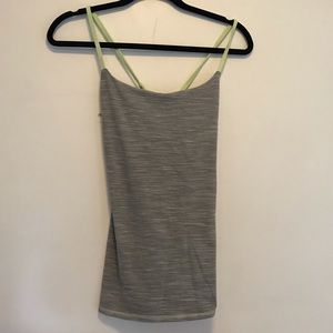 Grey lululemon tank